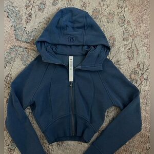 lululemon athletica Girls' Navy Blue Hooded Zip Jacket